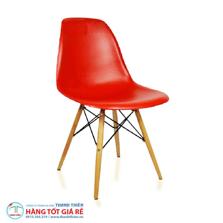 Bảng giá ghế nhựa chân gỗ Eames