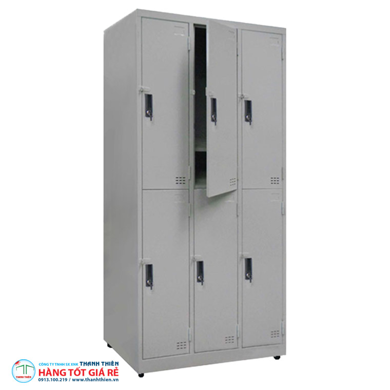 Tủ locker sắt 6 ngăn TLK 20