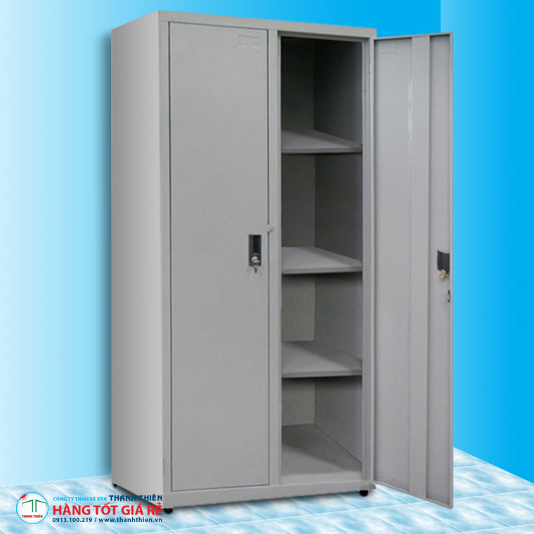 Tủ sắt locker 4 ngăn 2 cánh mở TLK 09